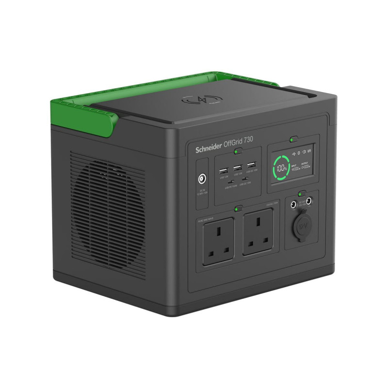 APC Schneider OffGrid 730 PPS730-UK estação de energia portátil, 738 Wh, tomadas UK
