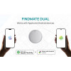 XD Design FindMate Dual RCS rastreador P301.6203, Apple Find My e Android Find Hub, IPX5