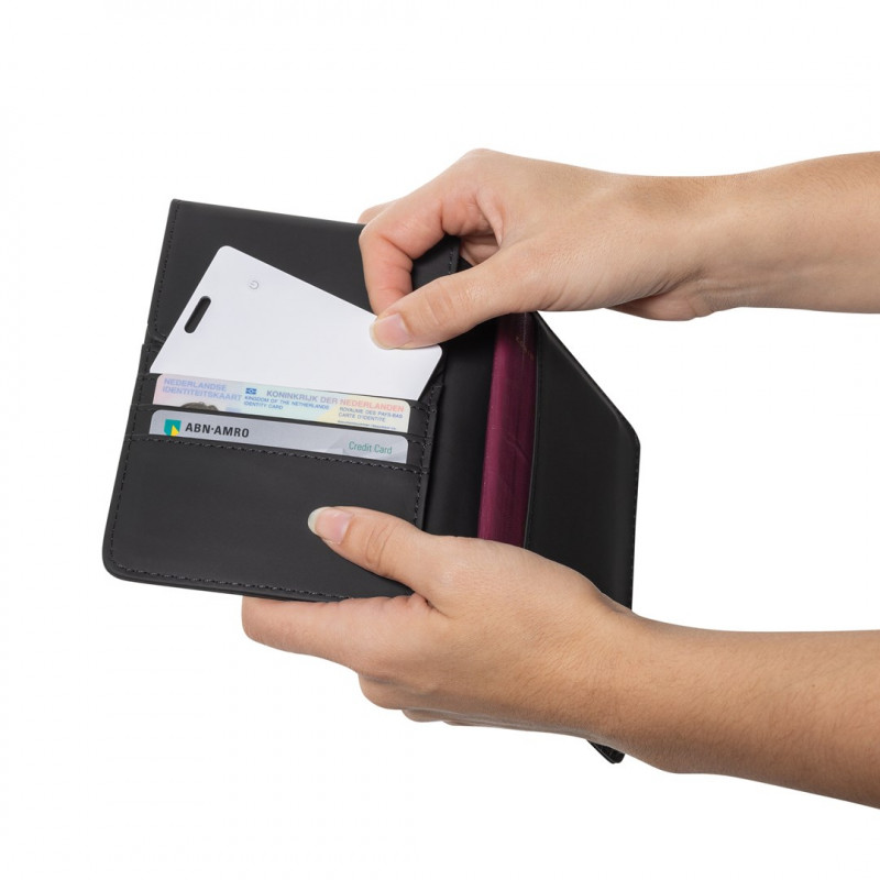 XD Design Connects FindIt Dual RCS localizador em formato de cartão para carteira, Apple Find My e Android Find Hub, P301.6403
