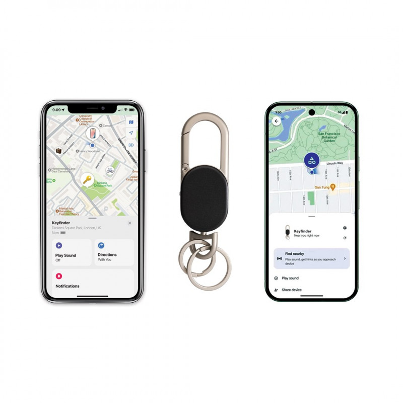 XD Design Connects Keyfinder Dual localizador de chaves, Apple e Android Find, P301.1601