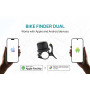 XD Design Connects Bike Finder Dual campainha de bicicleta com localizador, Apple e Android Find, IPX6, P301.1401
