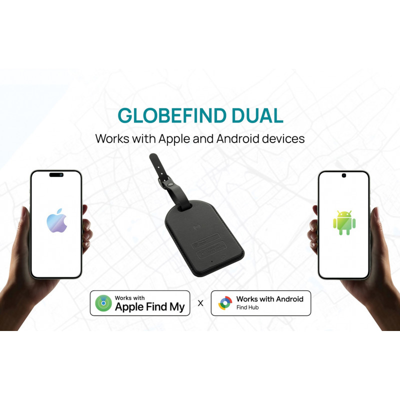 XD Design Connects Globefind Dual RCS localizador de bagagem, Apple e Android Find, P301.5701