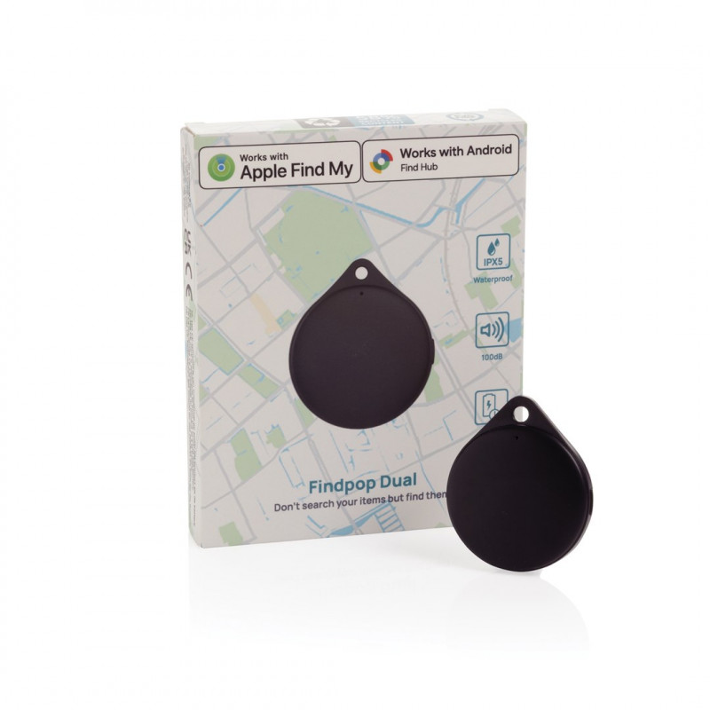 XD Design Connects Findpop Dual localizador, Apple e Android Find, IPX5, P301.1701