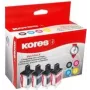 Kores G1537KIT multipack de tinta para Brother LC-3219XL, preto + ciano + magenta + amarelo