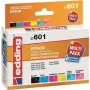 Edding EDD-601 cartuchos de tinta para Epson Stylus Photo P50, compatíveis, multipack preto + ciano + magenta + ciano foto + magenta foto (6 unid.)