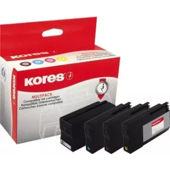 Kores G1722KIT cartuchos de tinta em substituição de HP 950XL/951XL, preto + ciano + magenta + amarelo (4 un.)