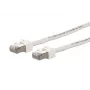 Metz Connect Ultraflex500 VoIP cabo de ligação S/FTP Cat.6, branco, 1,0 m