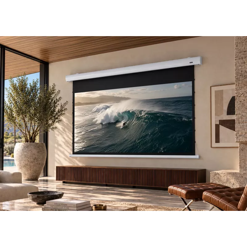 celexon HomeCinema Tension 90 MWHT ecrã de projeção motorizado, 228,6 cm