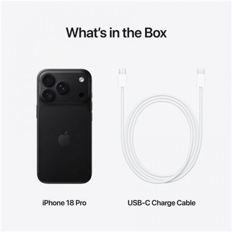 Apple iPhone 18 Pro smartphone, 256 GB, JP eSIM, preto