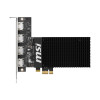 MSI GeForce GT 710 2GD3H placa gráfica, 2 GB GDDR3, 64 bits, 4x HDMI