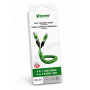 Vakoss MLU680G cabo 4 em 1, 1,5 m, 60 W, 3 A, QC/PD, verde