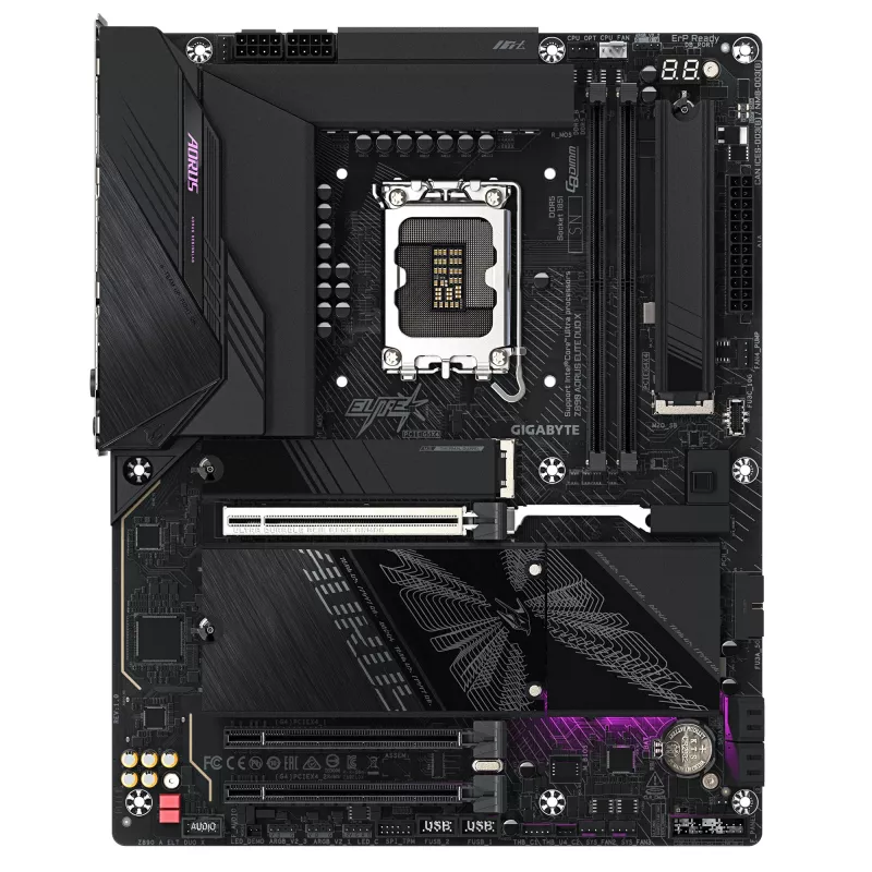 Gigabyte Z890 AORUS Elite Duo X placa-mãe, ATX, socket LGA1851, DDR5
