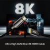 Unitek C11085GY01-50M cabo HDMI ótico, 50 m, 8K @ 60 Hz