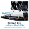 Klevv FIT V KD5AGU880-60A300F kit de memória DDR5, 32 GB (2 x 16 GB), DDR5-6000, CL30