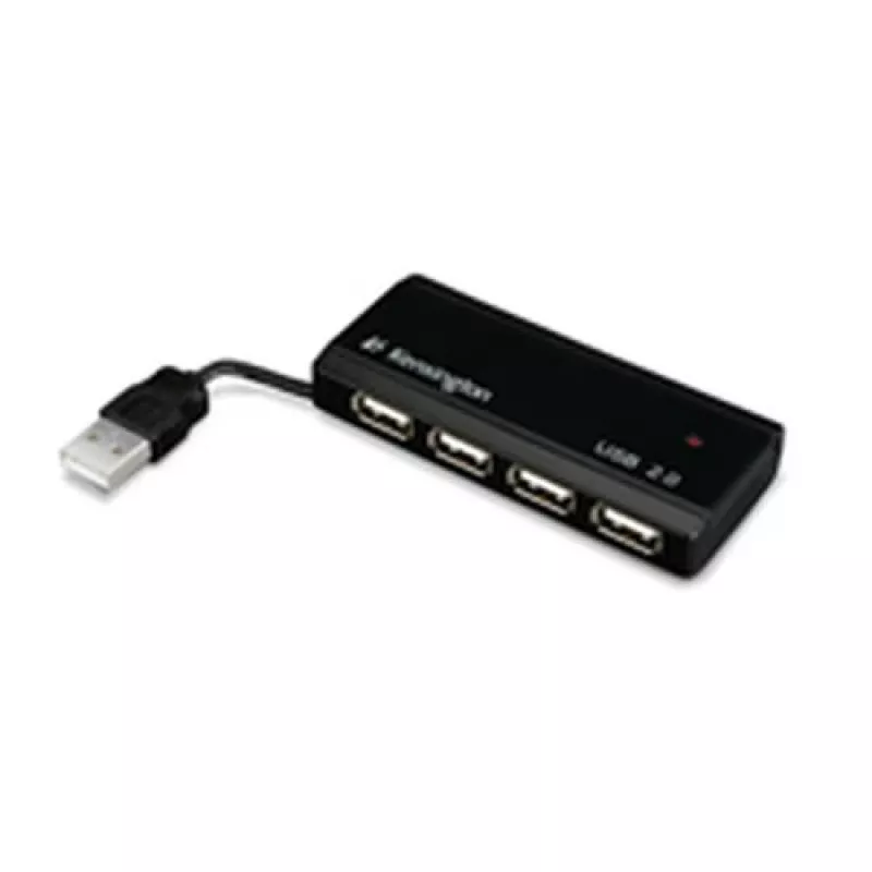 Kensington PocketHUB Mini hub USB 2.0, 4 portas (33399EU)