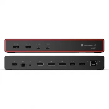 Lenovo ThinkPad Thunderbolt 4 Smart Dock 40BE0135DE estação de ancoragem, preta, 100 W, 4K@60Hz