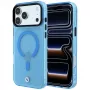 BMW Sign Frosted IML & Metal Logo MagSafe capa para iPhone 18 Pro / 17 Pro, azul