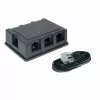 S/CONN maximum connectivity distribuidor ISDN de 6 vias, conjunto com cabo de ligação de 3,0 m, 71400-6SET