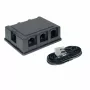 S/CONN maximum connectivity distribuidor ISDN de 6 vias, conjunto com cabo de ligação de 3,0 m, 71400-6SET
