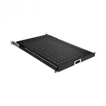 EFB Elektronik 691651ATS.12 prateleira extraível para rack de 19″ 1U, preto intenso RAL 9005