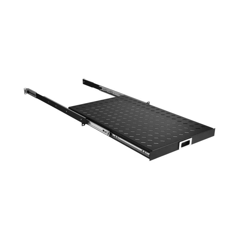EFB Elektronik 691651ATS.12 prateleira extraível para rack de 19″ 1U, preto intenso RAL 9005
