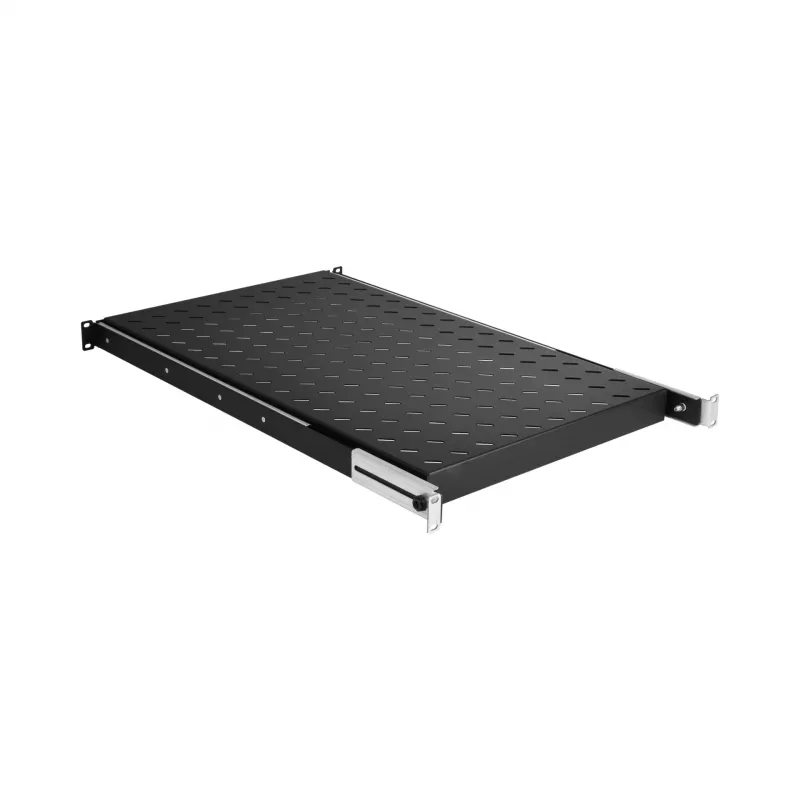 EFB Elektronik 691651ATS.12 prateleira extraível para rack de 19″ 1U, preto intenso RAL 9005