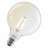 Osram SMART+ MATTER Filament Dimmable Classic Globe 827 lâmpada inteligente de filamento, E27, 6 W, branco quente, Wi-Fi