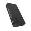 ICY BOX IB-DK2255AC estação de ancoragem 11 em 1 para portátil, chip DL6950, 2x saída de vídeo (2x DP/HDMI 4K@60 Hz), 96 W PD para o anfitrião, Gigabit LAN, anfitrião C+A 10 Gbps, preta