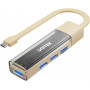 Unitek H1319ACL01 hub USB-C / USB-A bidirecional, 5 Gbps, creme