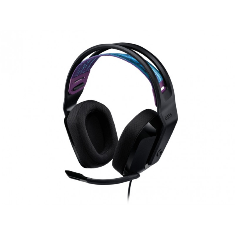 Logitech G335 auscultadores gaming com fio, ficha de 3,5 mm, pretos