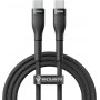 Veger CC03 cabo USB-C para USB-C, PD 48 V 5 A 240 W, 1,5 m, preto