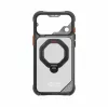Skinarma Saturn Skin000485 capa com MagSafe e RotatingKick Stand para iPhone 18 Pro Max / 17 Pro Max, preta
