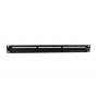 Lanview LVR-CAT6A-UTP-LSA Cat6a 1U painel de distribuição de 24 portas