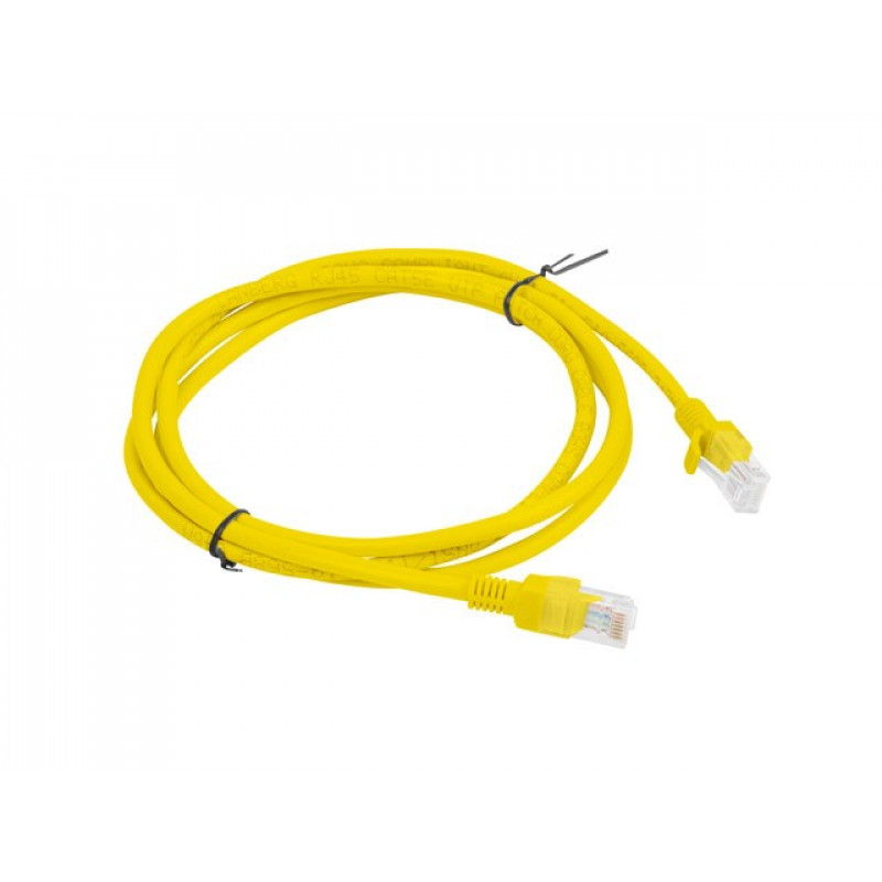Lanberg PCU6-10CC-0150-Y cabo de rede RJ45 Cat.6 UTP, 1,5 m, amarelo