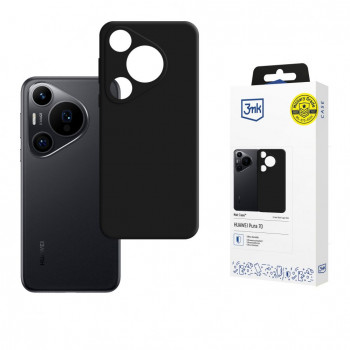 3mk Matt Case capa para Huawei Pura 70, preta