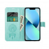OEM capa flip Mezzo Book para Samsung S20 FE / S20 FE 5G, padrão apanhador de sonhos, verde
