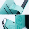 OEM capa flip Mezzo Book para Samsung S20 FE / S20 FE 5G, padrão apanhador de sonhos, verde