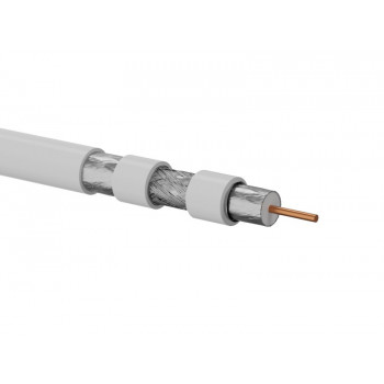Alantec KRD113A1LS500B cabo coaxial RG6, 75 Ω, blindagem tripla, LSOH, B2ca, 500 m