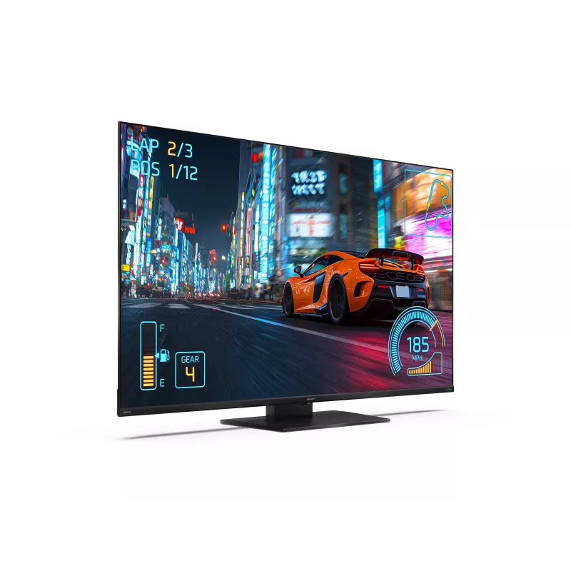 Sharp 55JR7265E televisor, 55 polegadas (139 cm), 4K Ultra HD QLED, Google TV