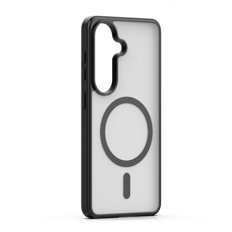 iLike Mag Matt capa para Samsung Galaxy A16 4G / A16 5G / A17 4G / A17 5G com abertura grande para a câmara, preta