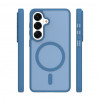 iLike Mag Matt capa para Samsung Galaxy A16 4G / A16 5G / A17 4G / A17 5G com abertura grande para a câmara, azul-escura