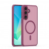 iLike Mag Matt capa para Samsung Galaxy A16 4G / A16 5G / A17 4G / A17 5G com abertura grande para a câmara, bordô