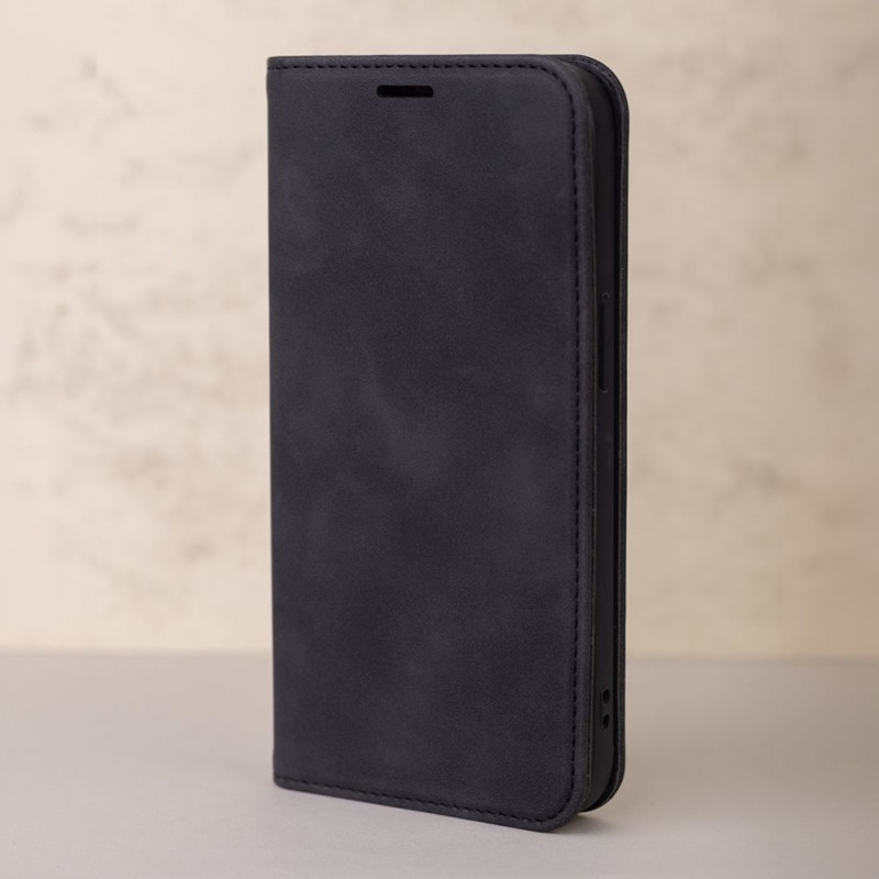 TFO Smart Suede capa para iPhone 17 Pro Max 6,9 / iPhone 18 Pro Max 6,9, preta