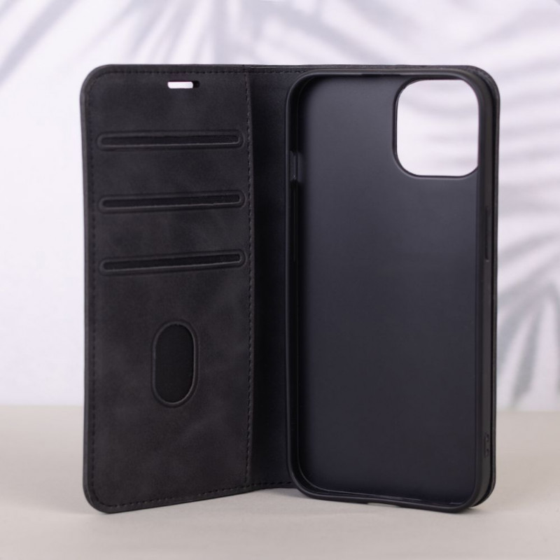 TFO Smart Suede capa para iPhone 17 Pro Max 6,9 / iPhone 18 Pro Max 6,9, preta