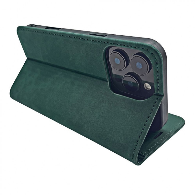 TFO Smart Suede capa para iPhone 17 Pro 6,3 / iPhone 18 Pro 6,3, verde
