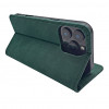 TFO Smart Suede capa para iPhone 17 Pro Max 6,9 / iPhone 18 Pro Max 6,9, verde