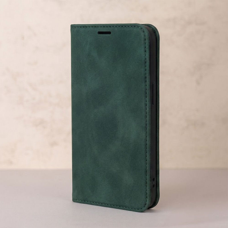 TFO Smart Suede capa para iPhone 17 Pro Max 6,9 / iPhone 18 Pro Max 6,9, verde