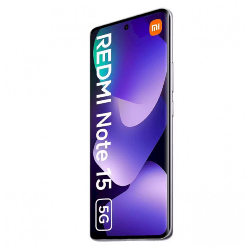 Xiaomi Redmi Note 15 5G smartphone, Dual SIM, 12 GB + 512 GB, roxo névoa