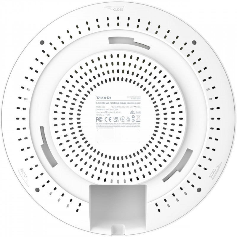 Tenda i29 ponto de acesso Wi-Fi 6 AX3000, PoE