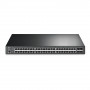 TP-Link JetStream TL-SG3452P switch de rede gerido L2/L3 Gigabit Ethernet com PoE, 1U, preto
